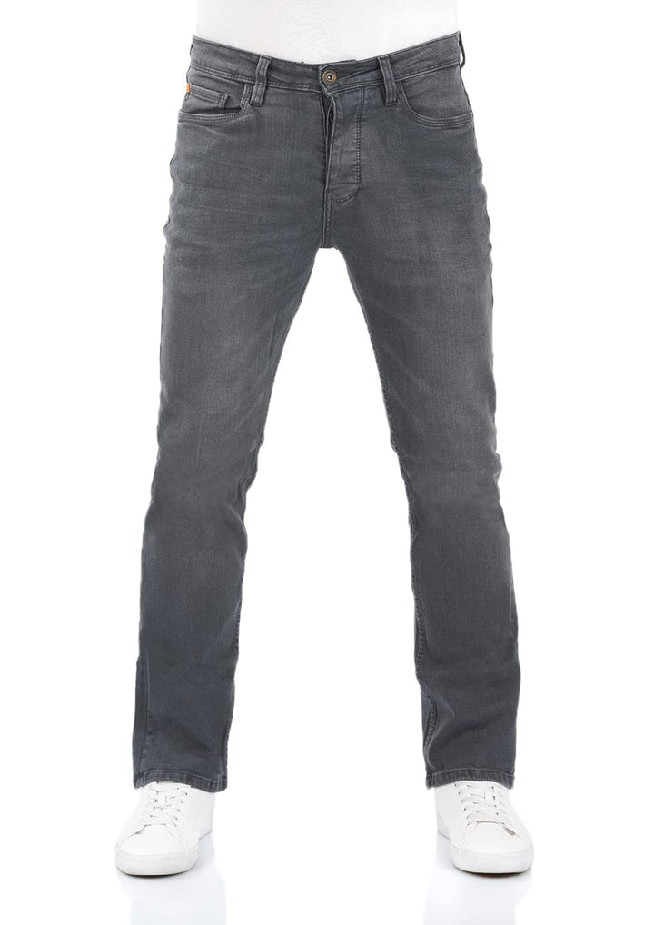 riverso Jeans Herren Bootcut RIVFalko Denim Stretch Schwarz Blau Grau 29W - 40W 30L - 36L 29W / 34L