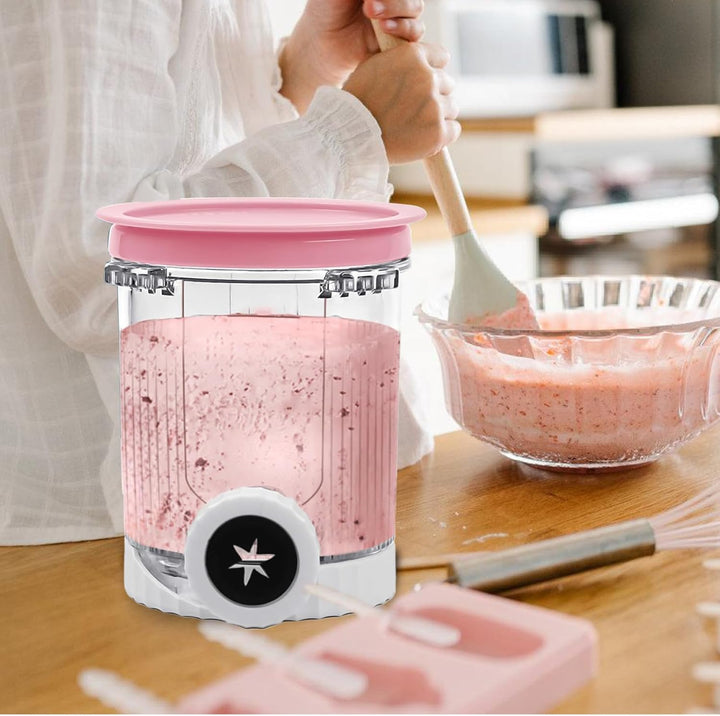 4 Stück Behälter für Ninja Swirl by CREAMi Softeis- & Eismaschine, 480 ml Eismaschine Zubehör für Ni