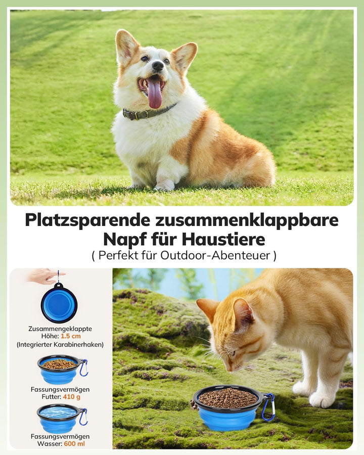 Morpilot Katzentransportbox für grosse Katzen und Welpen bis 7kg, Katzenbox Hundetasche mit Sicherhe