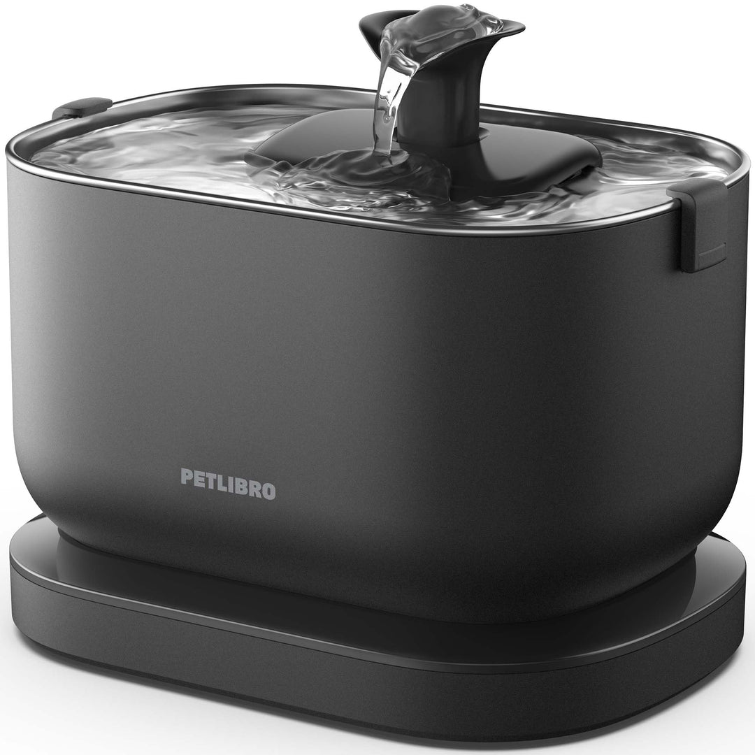 PETLIBRO Trinkbrunnen für Katze Kabellos mit Bewegungsmelder, 2,5L/84oz Dockstream Batteriebetrieben
