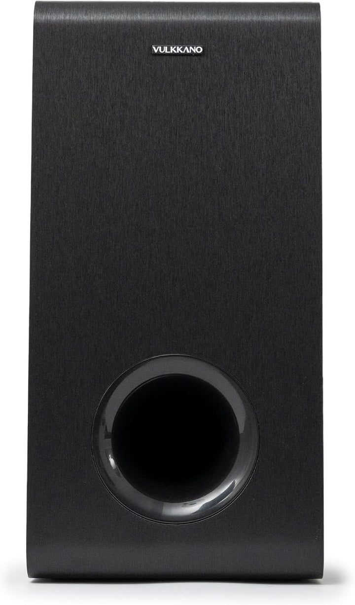 VULKKANO SUB6 MKII Kompakter aktiver Subwoofer mit 15,2 cm (6 Zoll) mit tiefem Bass und elegantem De