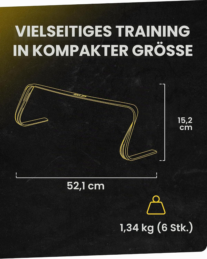 SKLZ Europe GmbH Hurdle 6er Set Einheitsgrösse, Einheitsgrösse