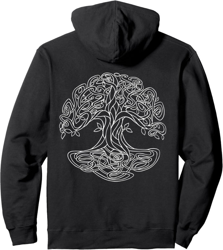 Yggdrasil Kelten Vikinger Weltenbaum Weltenesche Ragnarök Pullover Hoodie