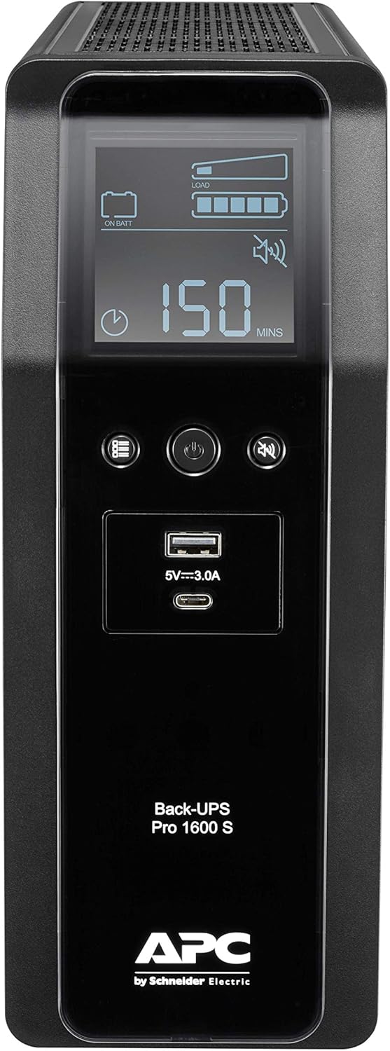 APC by Schneider Electric Back UPS PRO - BR1600SI - USV 1600 VA Leistung - SI Modell 1600 VA Leistun
