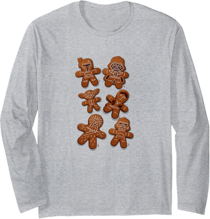 Star Wars Christmas Ginger Bread Wars Langarmshirt