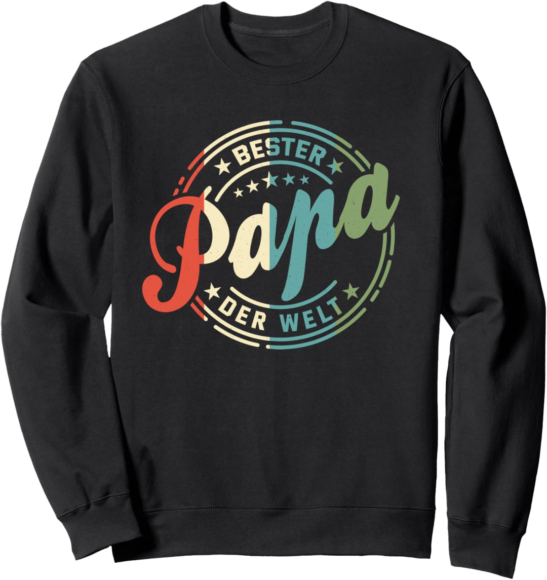 Bester Papa Der Welt Vater Opa Sweatshirt