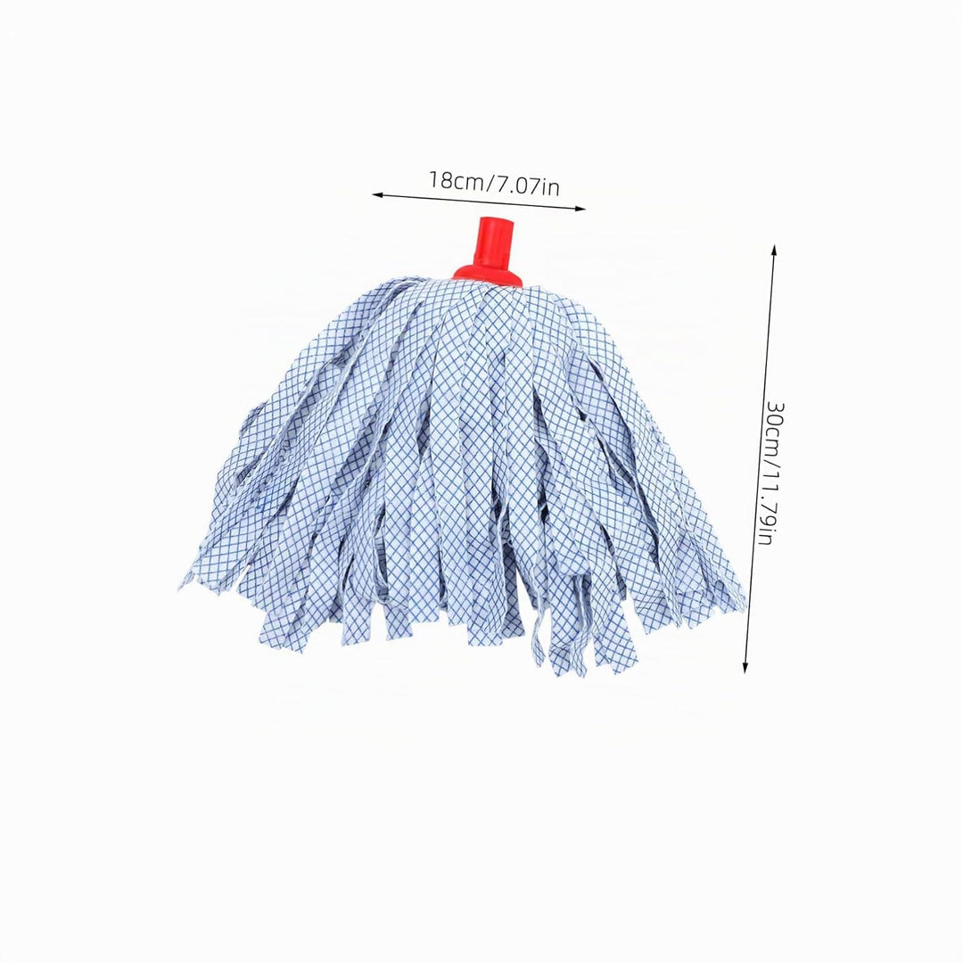2 Stück Mop Ersatzkopf aus Saugfähigem Vliesstoff Waschbar und Wiederverwendbar Robustes Reinigungst