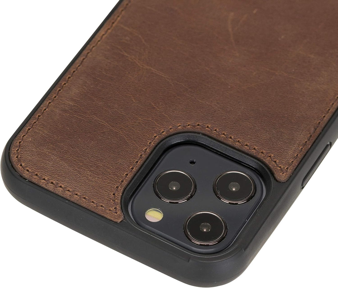 Solo Pelle Lederhülle für das iPhone 12 Pro Max in 6.7 Zoll Stanford Case Leder Hülle Ledertasche Ba