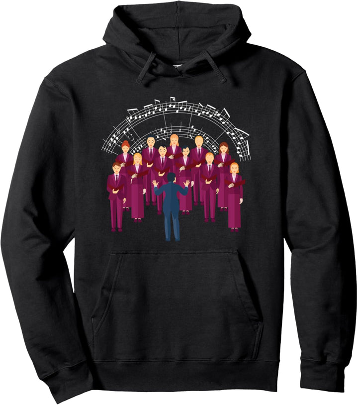 Chor Singen Gesang Band Orchester Chorleiter Sänger Geschenk Pullover Hoodie