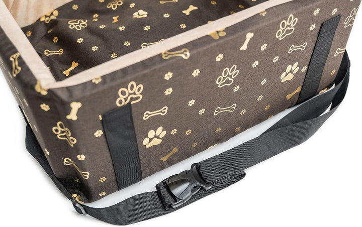 BOUTIQUE ZOO Hunde Autositz | Autositz für Hunde, Katzen, Haustier | Rückbank, Beifahrersitz | Hunde