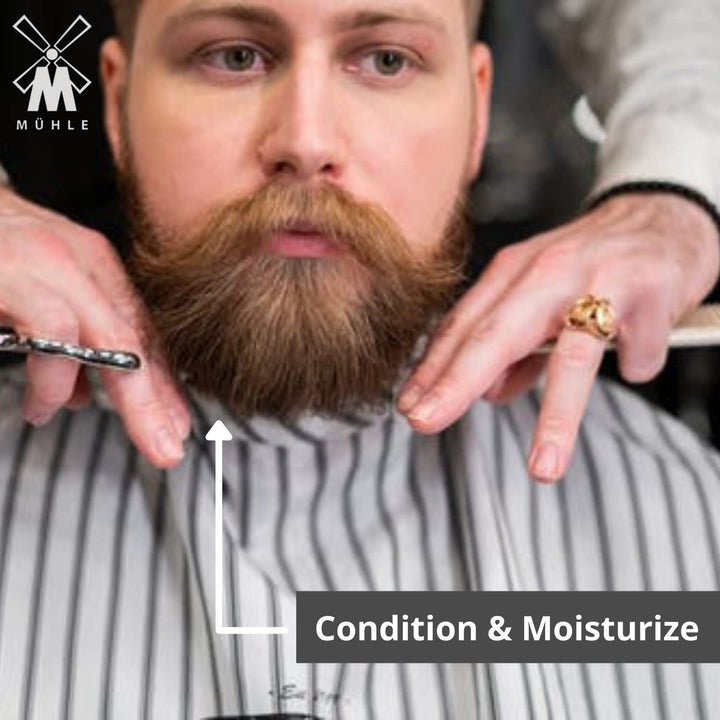 MÜHLE Beard Care - Bartöl - Tägliche Bartpflege für seidigen Glanz - Mandel, Kokos, Avocado, Jojoba,