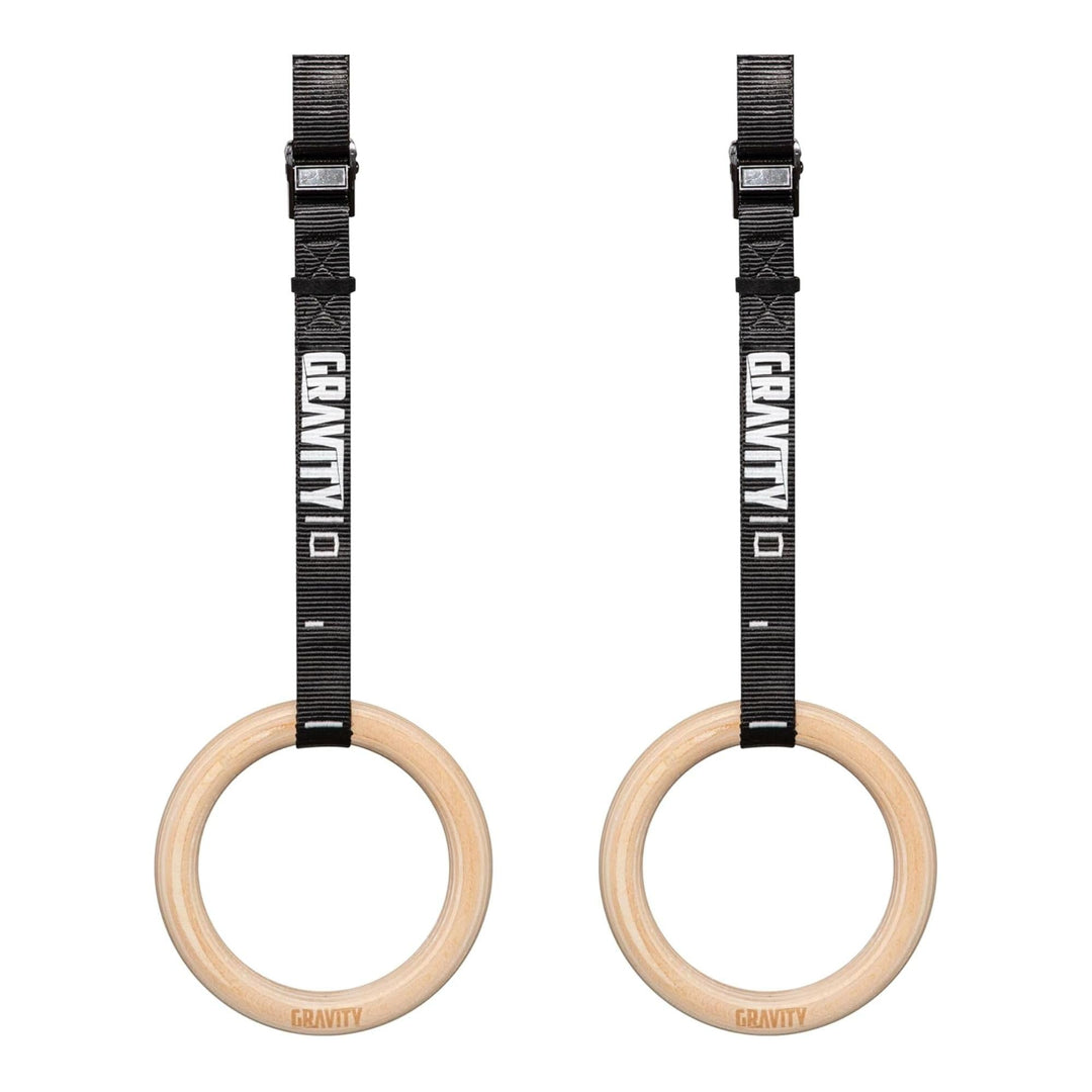 Gravity Fitness Holz-Gymnastikringe 32mm, 32mm
