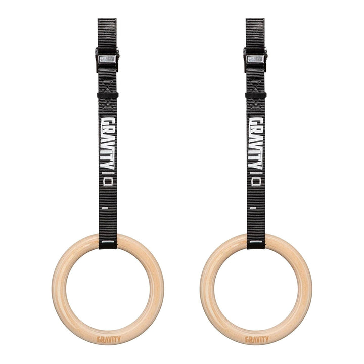 Gravity Fitness Holz-Gymnastikringe 32mm, 32mm