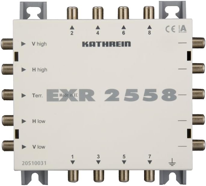 Kathrein EXR 2558 Satelliten-ZF-Verteilsystem Multischalter (1 Satellit, 8 Teilnehmeranschlüsse, Kas