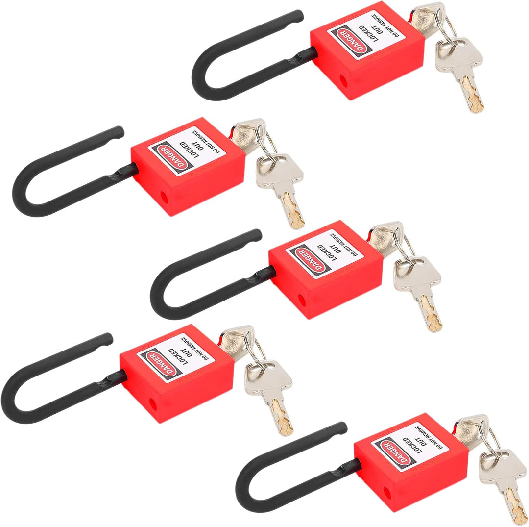 Lockout Lock, 38mm Lock Out Tag Out Vorhängeschlösser Set für Lock Out Tag Out Stationen, Sicherheit