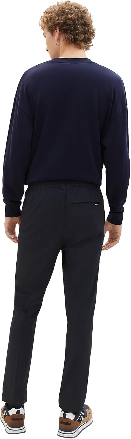 Tom Tailor Denim Herren Relaxed Tapered Fit Hose in Ankle-Länge 28W / 30L 10668 - Sky Captain Blue,