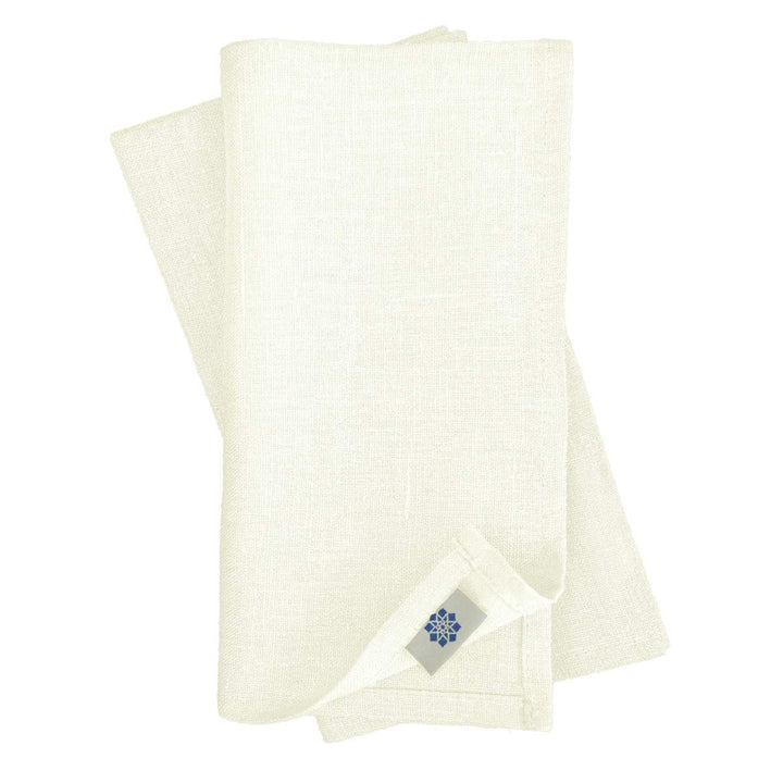 Linen &amp; Cotton Hochwertige 4 x Stoffservietten/Servietten Stoff/Leinenservietten Hygge - 100% Leinen