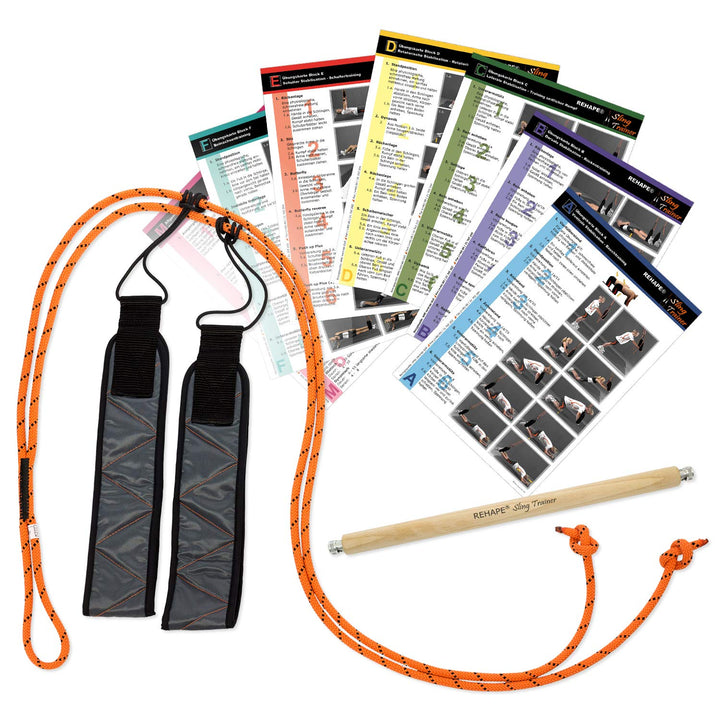 REHAPE Sling Trainer Set 1 - Basis-Set mit Slingtrainer, Abstandhalter und