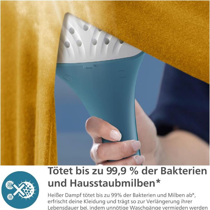 Philips Dampfglätter -1800 W,1,8-Liter-Wassertank, 3 Dampffunktionen, integriertes StyleBoard, einfa