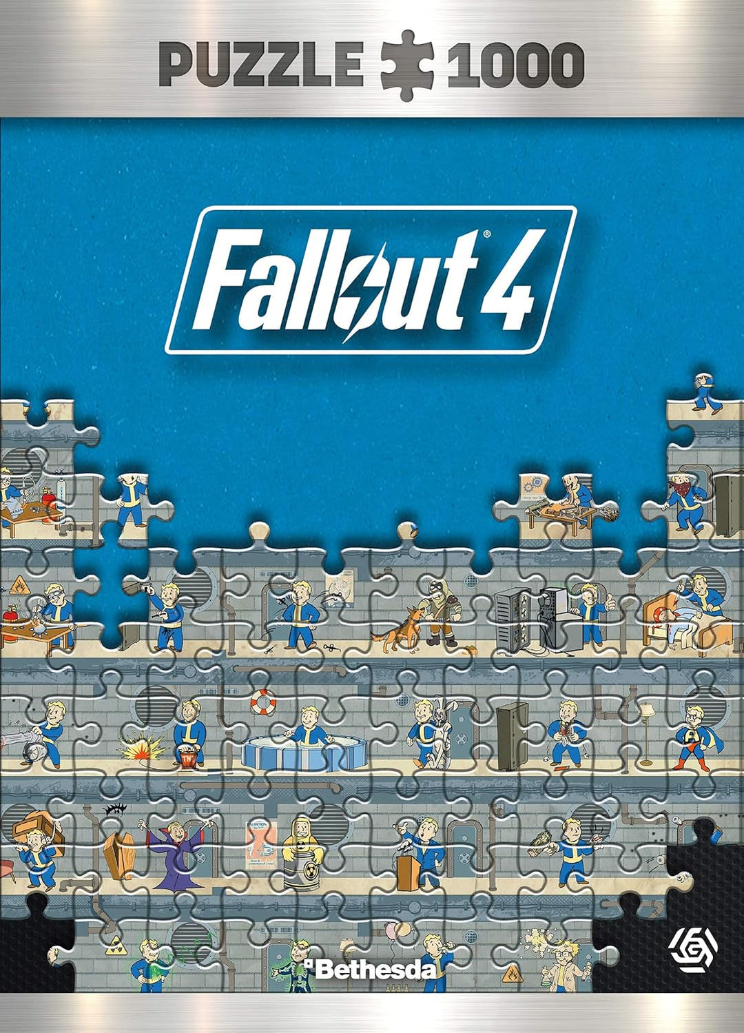 Good Loot GDL23121 Fallout 4 Perk Poster Puzzle, 1000 pcs 1000 pcs Fallout 4 Perk Poster, 1000 pcs F