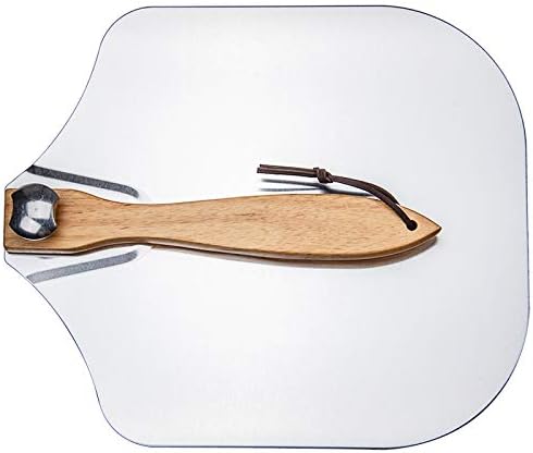 Namvo Pizzaschaufel aus Aluminium mit klappbarem Holzgriff, Pizzaschaufel – Kochen Sie Pizza wie EIN