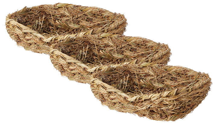 TRIXIE 61153 Grasbett, Kaninchen, 33 × 12 × 26 cm (Packung mit 3) 1 Stück (3er Pack), 1 Stück (3er P
