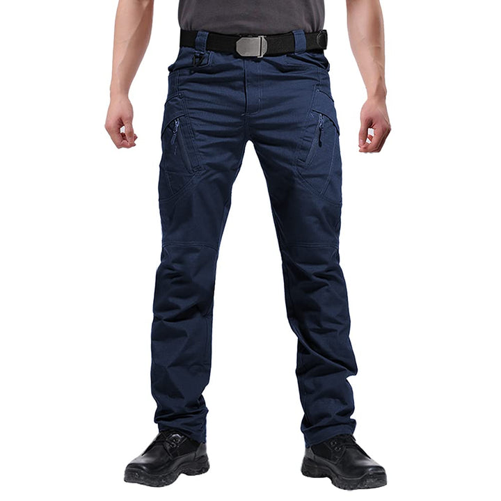 FEDTOSING Cargohose Herren Vintage Militär Tactical Hosen mit Stretch Arbeitshose Outdoor Viele Tasc
