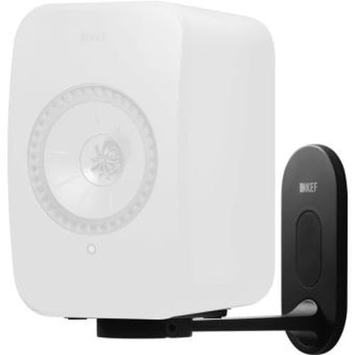 KEF LSX B1 Lautsprecher Wandhalterung Schwarz, Paar | schwenkbar | neigbar | versteckte Kabelführung