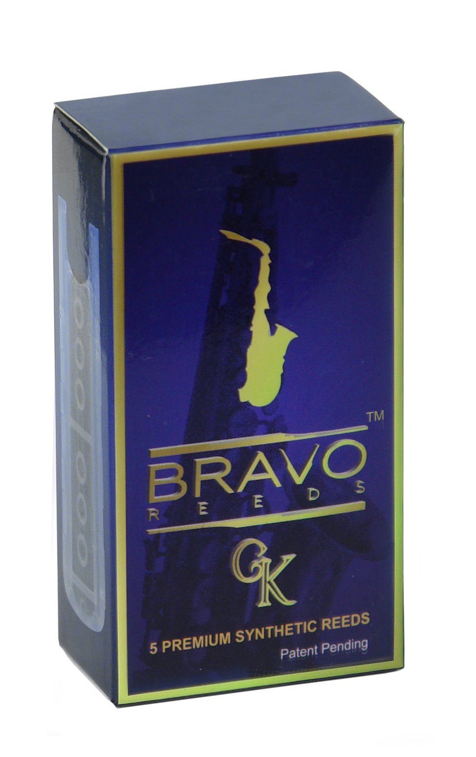 Bravo Reeds BR-AS20 Alto-Saxophon synthetische Blätter (5 Stück) Alt-Saxophonblätter - Stärke 2.0, A