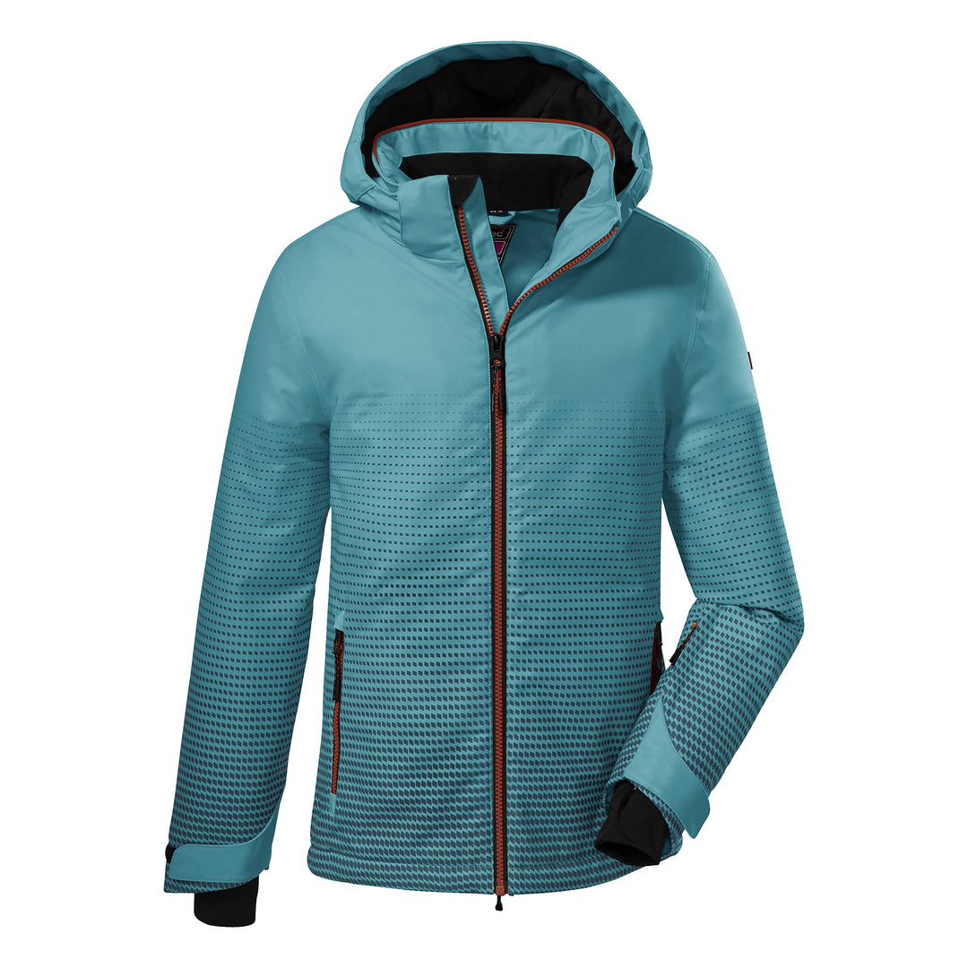 Killtec Mädchen Ksw 158 Grls Ski Jckt Skijacke/Funktionsjacke mit Kapuze und Schneefang 116 Türkis,