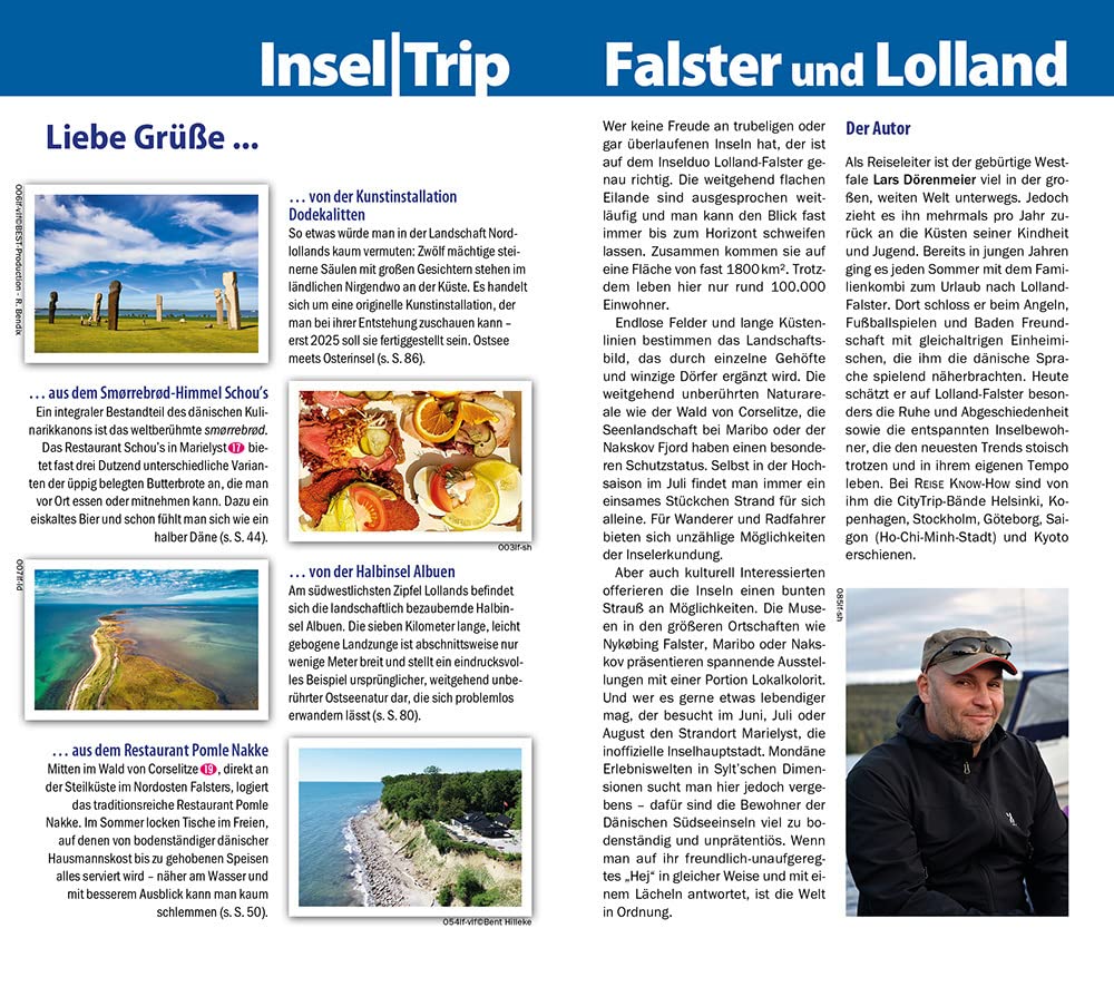 Reise Know-How InselTrip Falster und Lolland mit Marielyst und Møns Klint: Reiseführer mit Insel-Fal
