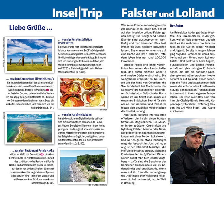 Reise Know-How InselTrip Falster und Lolland mit Marielyst und Møns Klint: Reiseführer mit Insel-Fal