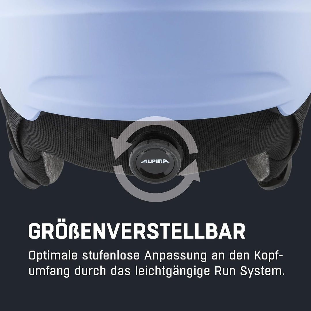 ALPINA ALTO Q-LITE - Sicherer, Stossabsorbierender & Individuell Anpassbarer Skihelm Mit Kontrastver