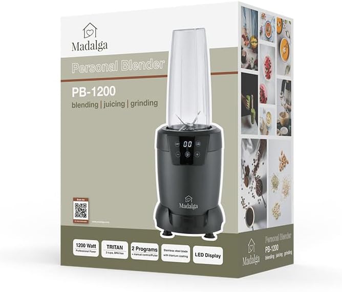 Personal Blender PB 1200 Schwarz, Schwarz