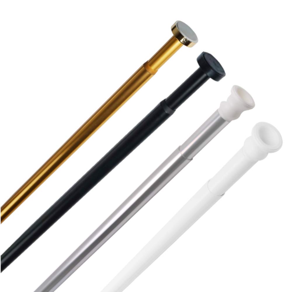 Duschvorhangstange 90-160 cm und 120-220 cm, hochwertige Duschstange für Duschvorhang, ohne bohren (