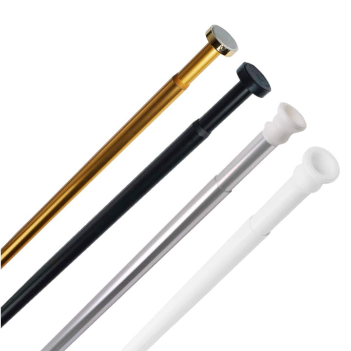 Duschvorhangstange 90-160 cm und 120-220 cm, hochwertige Duschstange für Duschvorhang, ohne bohren (