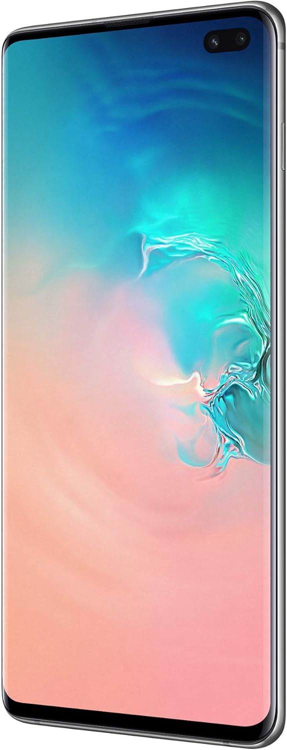Samsung Galaxy S10+ Dual SIM, 128 GB interner Speicher, 8 GB RAM, prism Weiss, [Standard] Italienisc