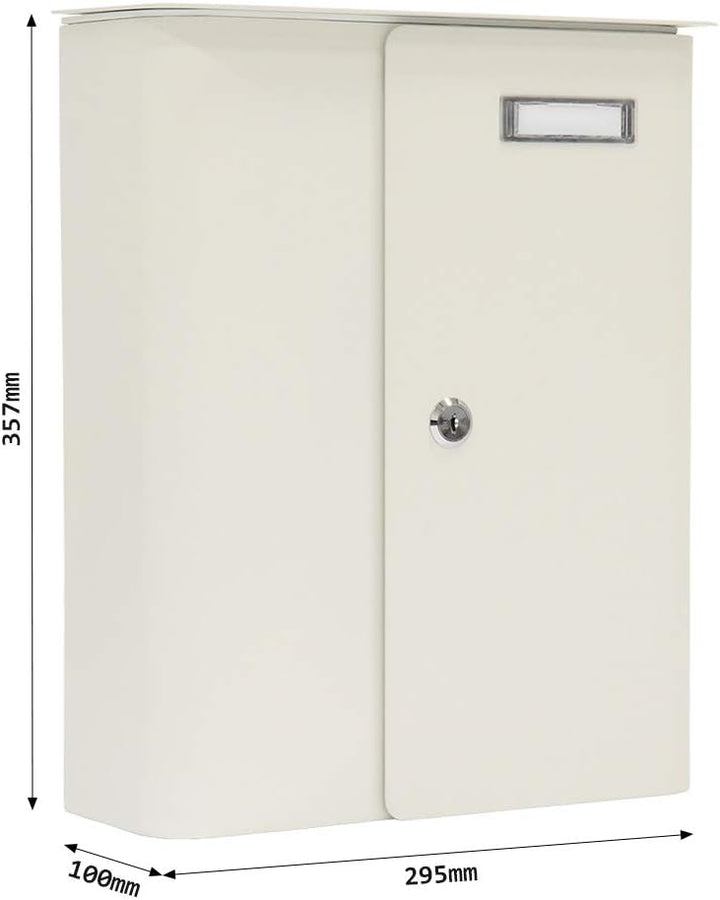 Rottner Briefkasten Splashy (Weiss Weiss), Weiss Weiss
