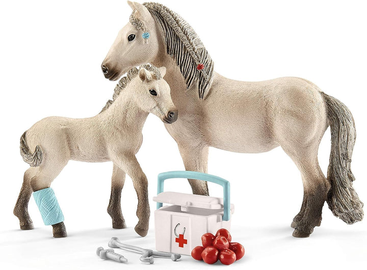 SCHLEICH 42430 Horse Club Hannahs Erste-Hilfe-Set, ab 5 Jahren, Horse Club - Spielset, 19 x 6 x 15 c