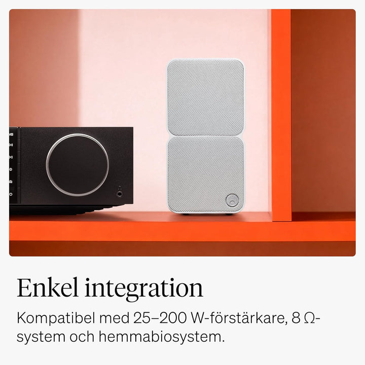 Cambridge Audio MSX 20 – Ultra-kompakte kabelgebundene Satellitenlautsprecher für Regal/Desktop, Sur