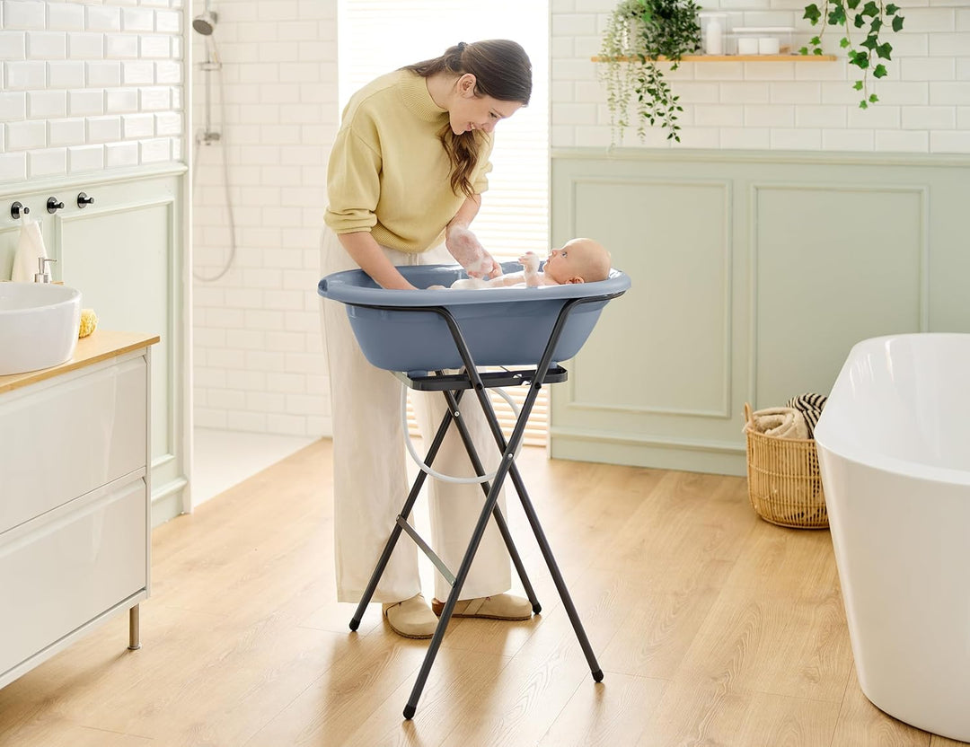 Rotho Babydesign TOP Badewanne - recycelt - Badewanne - Babybadewanne - Kinderbadewanne - Duschbadew