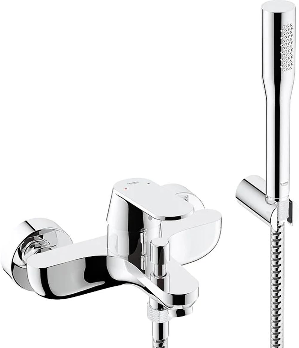 Grohe Eurosmart Cosmopolitan Wannenarmatur chrom 32 832 000; mit Brausegarnitur mit Brausegarnitur S