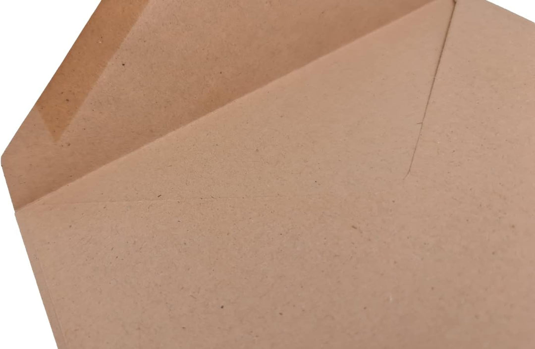 500x Briefumschlag Haselnuss DIN C6 Recycling Fensterlos