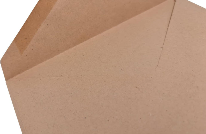 500x Briefumschlag Haselnuss DIN C6 Recycling Fensterlos