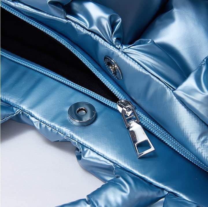 Avilego Puffer Umhängetasche für Frauen Mini Down Satchel Hobo Bag Gesteppte Tragetasche Chic Geldbö