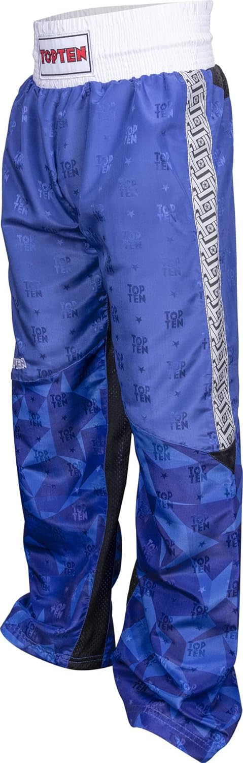 TOP TEN Kickboxhose „Prism“ L Blau, L Blau