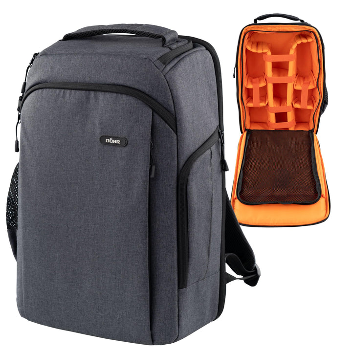 DÖRR Fotorucksack Prag Pro 20L &amp; Prag Go 16L, Wasserdicht, Kamera-Rucksack, 16 Zoll Laptopfach, Spie