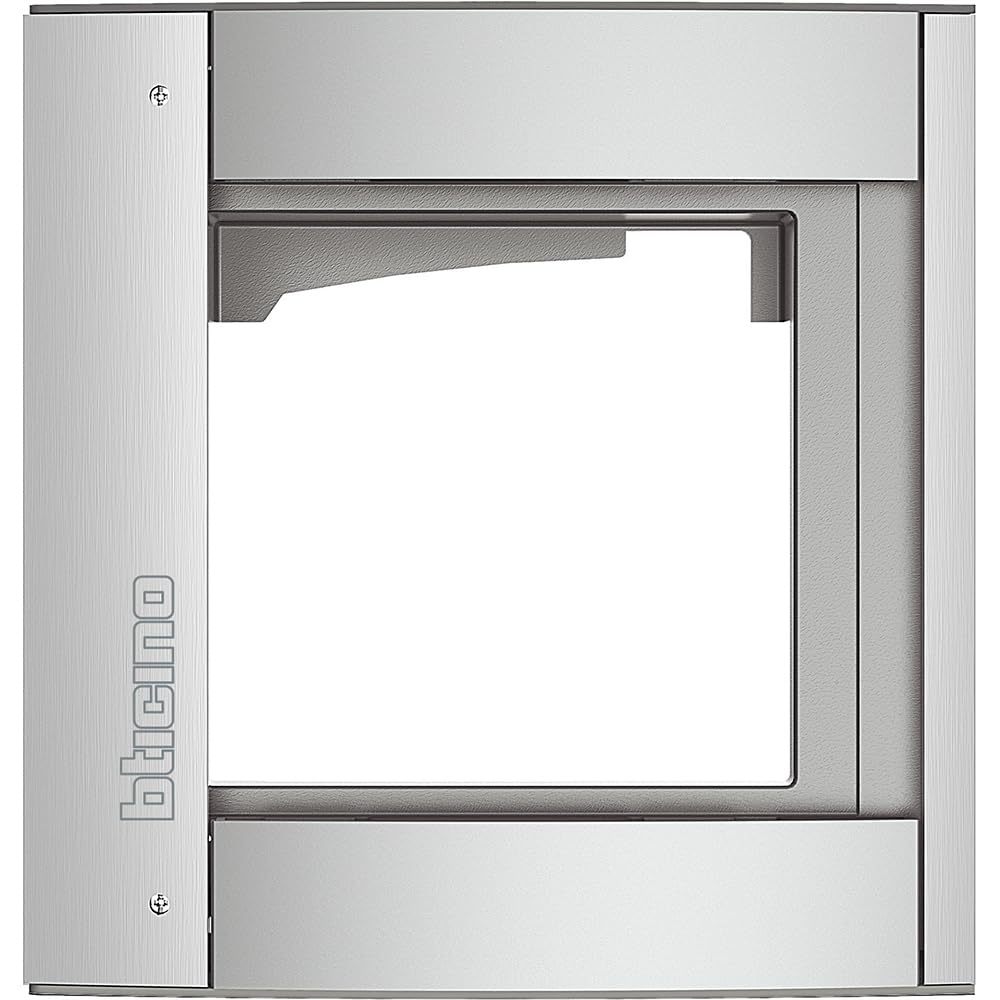 BTICINO, Unterputz-Türstation SFERA Allmetal mit optimierter 5 Megapixel Weitwinkel-Farbkamera, LED-