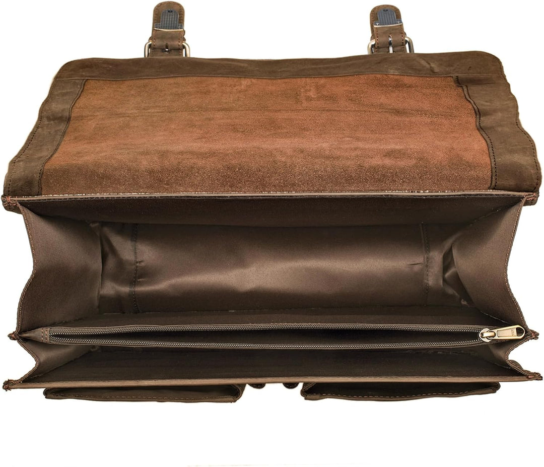 STILORD Aktentasche Herren Lehrertasche Bürotasche Laptoptasche Umhängetasche Vintage gross aus echt