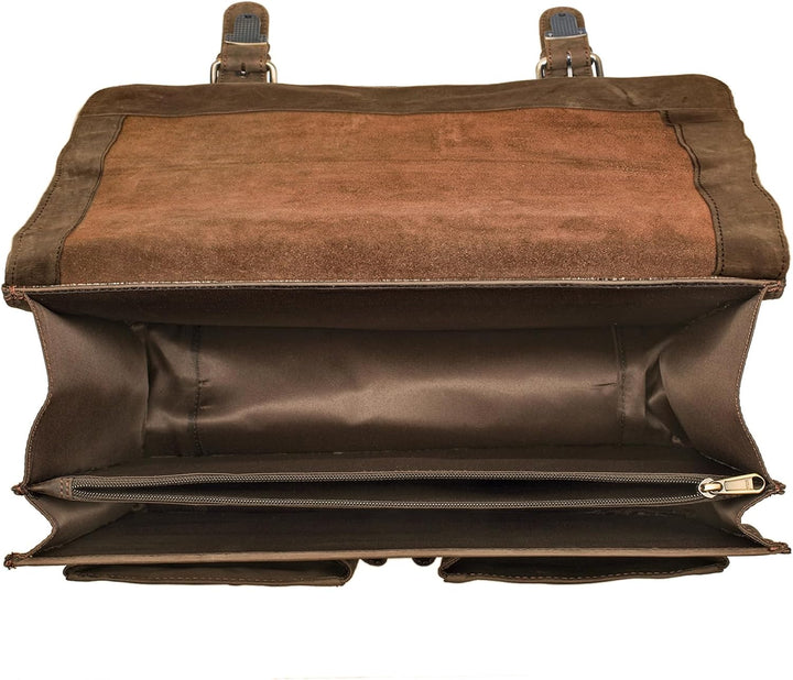 STILORD Aktentasche Herren Lehrertasche Bürotasche Laptoptasche Umhängetasche Vintage gross aus echt